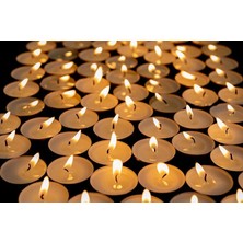 Kubbe Tea Light Mum Seti (12, 24 ve 48 Adet Seçenekleri)