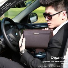 Faven Deri Cüzdan Genuine Leather Cüzdan Erkek El Cüzdan Erkek Büyük Cüzdan (Yurt Dışından)