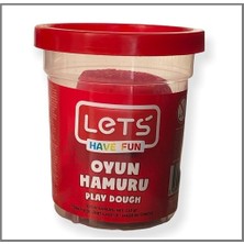 Lets Oyun Hamuru 115GR Kırmızı - 4 Adet