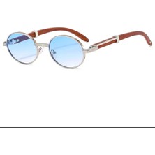 Vintage Oval Unisex Güneş Gözlüğü