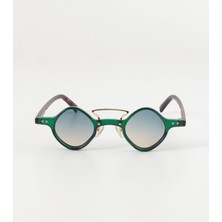 Vintage Küçük Yuvarlak Kare Unisex Güneş Gözlüğü Retro Punk Degrade