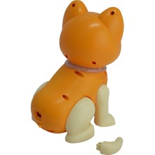 Halley Oyuncak Hareketli Köpek Robot Sesli, Işıklı ve Pilli 17 cm