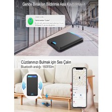 Deanb Apple Find My MFI Lisans Akıllı Takipli Gerçek Deri Magsafe Cüzdan Kartlık | AirTag Uyumu ve Unisex Kullanım