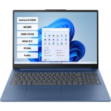 Lenovo Ideapad Slim 3 15IRH10 83K10062TR-03 Intel Core I5-13420H 8gb Ddr5 256GB+2TB SSD Wuxga 15.3" IPS 60Hz Freedos Taşınabilir Bilgisayar