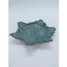 Bdd Art Ceramic El Yapımı Yıldız Turkuaz Dekoratif Takı, Sunum Tabağı