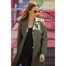 1670 Düğmeli Cep Detaylı Bondit Ceket