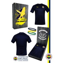 Fenerbahçe Orijinal Lisanslı A Takım Futbolcu Lacivert Antrenman Çocuk T-Shirt + Bileklik Set Özel Ahşap Kutulu