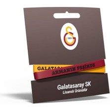Galatasaray Orijinal Lisanslı Armanın Peşinde 2'li Bileklik Metin Oktay Baskılı Hediyelik Ahşap Kutulu