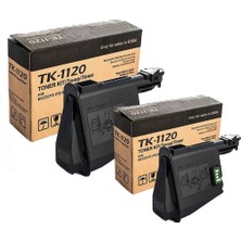 Oldem Plus Kyocera TK-1120/ Kyocera Ecosys FS-1125MFP Muadil Toner 2 Li Avantajlı Paket