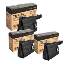 Oldem Plus Kyocera TK-1120/ Kyocera Ecosys FS-1025MFP Muadil Toner 3 Lü Avantajlı Paket
