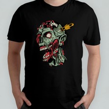 Pixxa Zombi Zombie Walking Dead %100 Pamuklu Bisiklet Yaka T-Shirt Model 1