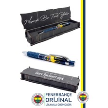 Fenerbahçe Orijinal Lisanslı Uçlu Kalem 0.7 Hediyelik Ahşap Kutulu