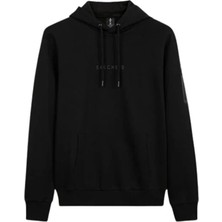 Skechers M 2Xı-Lock Arm Zipped Hoodie Siyah Düz Desenli Erkek Sweatshirt S221022-001
