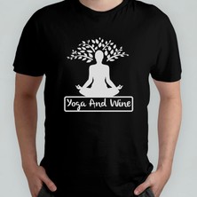 Pixxa Yoga - Yogi %100 Pamuklu Bisiklet Yaka T-Shirt Model 3