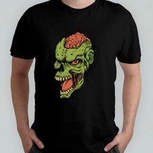 Pixxa Zombi Zombie Walking Dead %100 Pamuklu Bisiklet Yaka T-Shirt Model 4