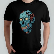 Pixxa Zombi Zombie Walking Dead %100 Pamuklu Bisiklet Yaka T-Shirt Model 9