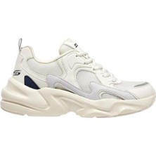 Skechers Bobs Bamina 2 - Tides Revitalized 117364-NTMT Beyaz Koşu&Yürüyüş Ayakkabısı