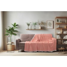 Pamuklu Kaymaz Koltuk Çekyat Örtüsü&koltuk Şalı 170X210