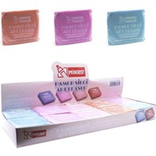 Mikro Hamur Silgi Pastel Renkler 20 Adet
