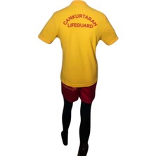 Lifeguard Cankurtaran Üniforma Set Tssf Polo / L Beden