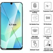 Etiget Samsung Galaxy A16 Temperli Cam Ekran Koruyucu 9h Ultra Koruma (2 Adet)