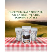 Denge Glutensiz Karabuğdaylı Un Karışımı ve Chia Tohumu 3'lü Set