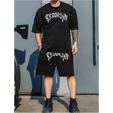 Yoho Sport Unısex Brooklyn Baskılı Tişört Şort Takımı