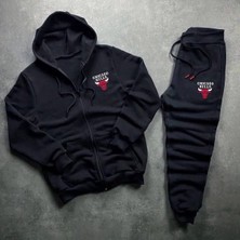 Yoho Sport Fermuarlı Sweatshirt + Eşofman Kışlık 2'li Kombin