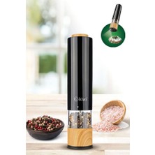 Tuz Karabiber Değirmeni Otomatik Ayarlanabilir Baharat Öğütücü