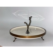 Efegil Antik Bold Porselen 25 cm  Sunumluk