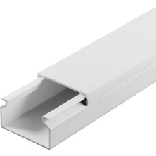 25X16 Yapişkan Bantli Pvc Kablo Kanali - 1 Boy 2 Metre (Pak̇:75 BOY:150 Metre)