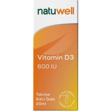 Natuwell Vitamin D3 600IU Sprey 20ML