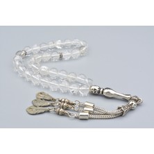 Murty99 Hakiki Doğal Kristal Kuvars Taşı Tesbih 8.5 mm