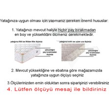 Kılıf Aloe 80X200 Yatak Kılıfı Koruyucusu Yatak Örtüsü Fermuarlı Kılıf Kapitone
