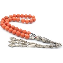 Murty99 Hakiki Doğal Bambu Mercan Tesbih 8 mm