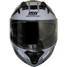 Mts -966-V2 Çene Açılır Kask (Grey)