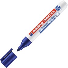 Edding | Cap-Off Beyaz Tahta Kalemi E-360XL Jumbo Boy, Mavi, Yuvarlak Uçlu, 1.5-3 Mm, Doldurulabilir