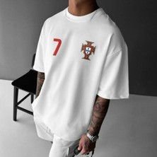 Yoho Sport Cr7 Portekiz Tasarım Baskılı Özel Unisex Tshirt