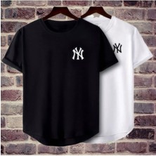 Yoho Sport Ny Baskılı Original Ünisex Yazlık T-Shirt 2 Li Set Takım