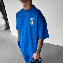 Yoho Sport Italy Milli Takım Tasarım Baskılı Özel Unisex Tshirt