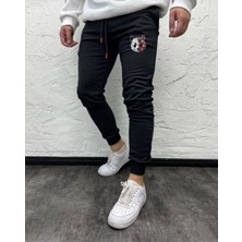 Panda Baskılı Original Ünisex Kışlık Eşofman Altı