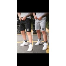 Yoho Sport Ny Baskılı Unisex Şort Yazlık 2 Li Set Takım