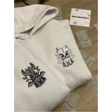 Unisex Anime Baskılı Oversize Kolay Kombinlenen