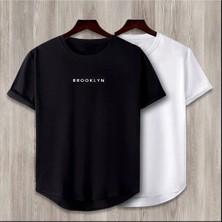Yoho Sport Brooklyn Baskılı Original Ünisex Yazlık T-Shirt 2 Li Set Takım