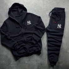 Yoho Sport Fermuarlı Sweatshirt + Eşofman Kışlık 2'li Kombin