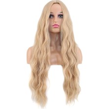 Peruk Market Uzun Su Dalgası Fiber Sentetik Peruk - Balköpüğü