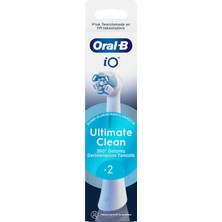 Oral-B iO Ultimate Clean Beyaz Diş Fırçası Yedek Başlığı 2 Adet