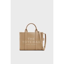 Marc Jacobs Medium Logolu Çıkarılabilir Askılı Deri Tote Çanta Bayan Çanta H004L01PF21 230