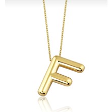 Çelikoğlu Kuyumculuk 14 Ayar Altın  Kolye Uçu F Harfli 2,66 gr