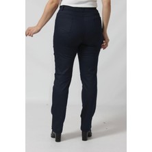 R002 Beli Lastikli Full Esnek Toparlayıcı Büyük Beden Pantolon